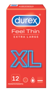 Durex Feel Thin Extra Large latexové kondomy