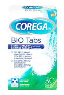 Corega antibakteriální čistící tablety na protézy 30 ks