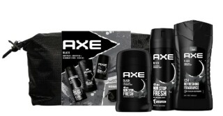 Axe Black pánský kosmetický set ( sprchový gel 250 ml + deodorant 150 ml + tuhý deodorant 90 g )