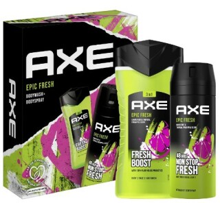 Axe Epic Fresh pánská kosmetická sada ( Deodorant spray 150 ml + Shower Gel 250 ml)