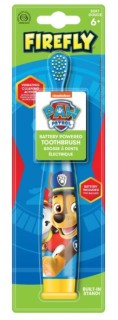Paw Patrol Firefly dětský zubní kartáček s baterií  SOFT 6+ let BLUE