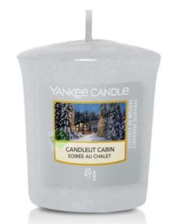 Yankee Candle votivní svíčka Candlelit Cabin 49 g