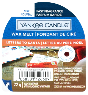 Yankee Candle Letters To Santa vonný vosk 22 g