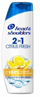 Head & Shoulders Citrus Fresh šampon 2v1 na mastné vlasy 400 ml
