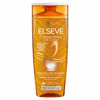 L'Oréal Elseve Extraordinary Oil Coco vyživující šampon s kokosovým olejem na normální až suché vlasy 400 ml