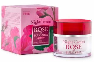 Rose of Bulgaria Noční pleťový krém z růžové vody 50 ml