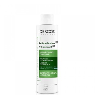 Vichy Dercos Anti-Dandruff Shampoo šampon proti lupům pro normální až mastné vlasy 200 ml