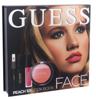 Guess Lip Lookbook Peach 101 - Eyeshadow 2x7 g + Matte Liquid Lipstick 4 ml + Volumizing Black Mascara 4 ml + Eye Liner Black 0,5 g
