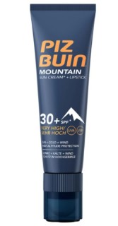 Piz Buin Mountain 2in1 SPF30 opalovací krém na obličej 20 ml + balzám na rty 2,3 ml