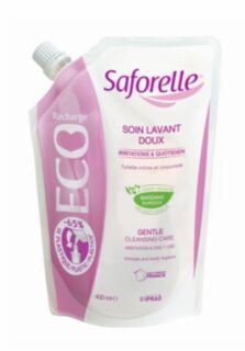 Saforelle jemný mycí gel pro intimní hygienu ECO pack 400 ml