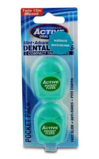 Beauty Formulas ACTIVE ORAL CARE_Mint Dental Floss voskovaná mátová zubní nit s mátou
fluoridem 2x12 metrů"
fluoridem 2x12 metrů"