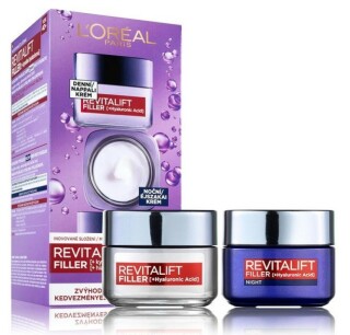 L'Oréal Paris Revitalift Filler HA denní a noční krém 2 x 50 ml