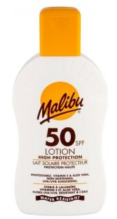 Malibu Tělové mléko na opalování SPF50 100 ml