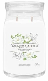 Yankee Candle Signature White Gardenia vonná svíčka se 2 knoty 567 g