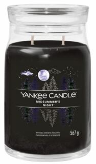 Yankee Candle Signature Midsummer's Night vonná svíčka se 2 knoty 567 g