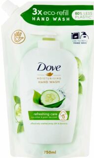 Dove Cucumber and Green Tea tekuté  mýdlo - náhradní náplň 750 ml