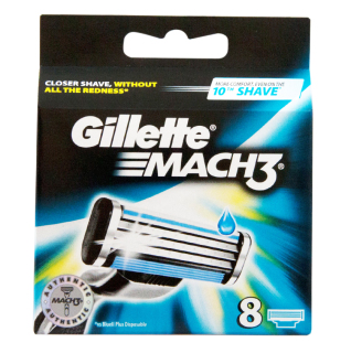 Gillette Mach3 8 náhradních hlavic