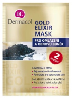 Dermacol Gold Elixir Mask Face Mask With Caviar Extract 2 x 8 g