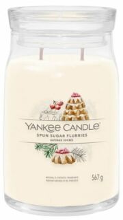 Yankee Candle Signature Spun Sugar Flurries vonná svíčka se 2 knoty 567 g