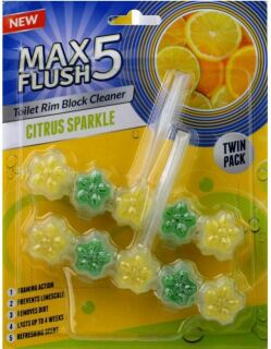 Max Flush 5 Citrus WC blok 2 x 45g