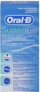 Oral B Super Floss dentální pásky 50 m