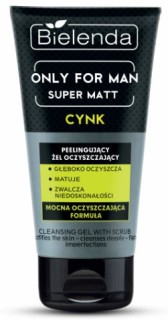 Bielenda Only For Men Super Mat pánský čisticí gel na obličej 150 ml