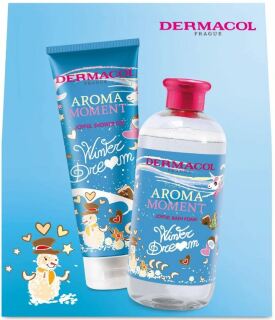 Dermacol Aroma Moment Winter dream dárková sada (sprchový gel 250 ml, pěna do koupele 500 ml)