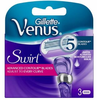 Gillette Venus Swirl náhradní hlavice do holícího stojku dámské 3 ks