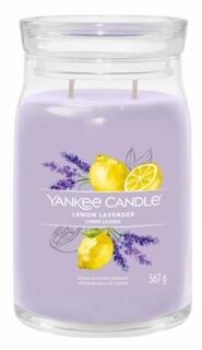 Yankee Candle Signature Lemon Lavender vonná svíčka se 2 knoty 567 g