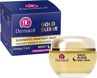 Dermacol Gold Elixir omlazující kaviárový noční krém 50 ml