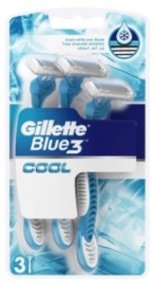 Gillette Blue III 3ks COOL pohotová holítka