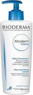Bioderma Atoderm Creme Ultra vyživující a hydratační tělový krém pro normální až suchou a citlivou pokožku 500 ml