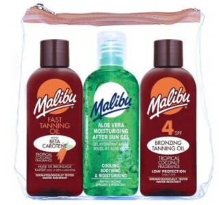 Malibu Travel Pack Sada na opalování 3 ks 100 ml