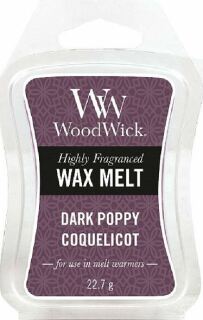 WOODWICK Dark Poppy vonný vosk 22,7 g