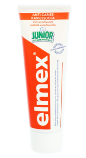 Elmex Kids Junior dětská zubní pasta s aminfluoridem 75 ml