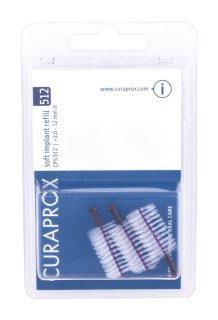 Curaprox Soft Implant Refill Purple 5ks - náhrada CPS 512