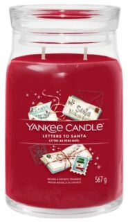 Yankee Candle Signature Letters to Santa vonná svíčka se 2 knoty 567 g