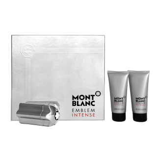 Montblanc Emblem Intense Men darková sada - Eau de Toilette 100 ml + balzám po holení 100 ml + sprchový gel 100 ml