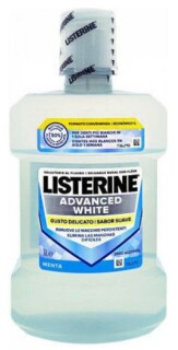 Listerine Advanced White Mild Zero ústní voda 1000 ml