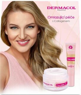 Dermacol Collagen+ dárková sada (omlazující denní krém 50 ml, intenzivní omlazující krém na oči a rty 15 ml)