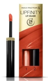 Max Factor SET Lipfinity Lip Colour balzám a lesk na rty 140 Charming + Top Coat 1,9 g
