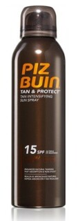 Piz Buin Tan & Protect SPF15 Sprej na opalování 150 ml