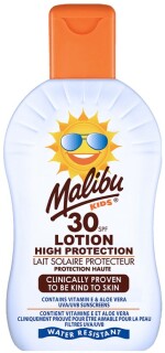 Malibu Kids SPF30 Opalovací mléko pro děti 200 ml