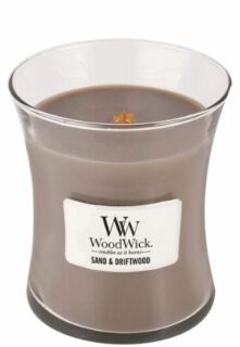 WOODWICK Sand & Driftwood vonná svíčka 275 g