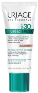 Uriage Hyseac 3-Regul Global Tinted SPF30 Tónovací krém proti nedokonalostem pleti 40 ml