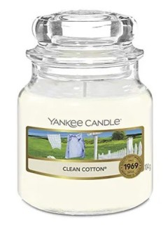 Yankee Candle Classic Clean Cotton vonná svíčka