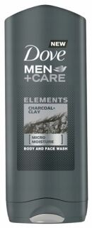 Dove Men+ Care Charcoal & Clay sprchový gel 400 ml