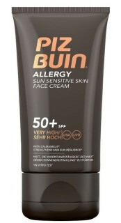 Piz Buin Allergy Sun SPF50+  Opalovací krém na obličej s citlivou pletí 50 ml