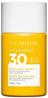 Clarins Sun Care Mineral SPF 30 opalovací krém na obličej 30 ml