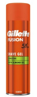 Gillette Fusion5 Ultra Sensitive gel na holení 200 ml